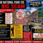 Khunjerab park fee complaint scam