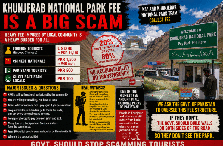 High Entry Fees at Khunjerab National Park Upset Tourists and Travelers
